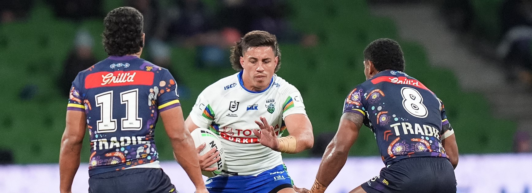 Raiders go down to Storm in Melbourne