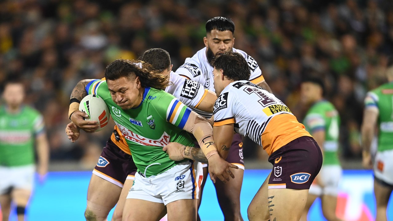 Canberra Raiders' Incredible Hulk Josh Papaliii turns Queensland