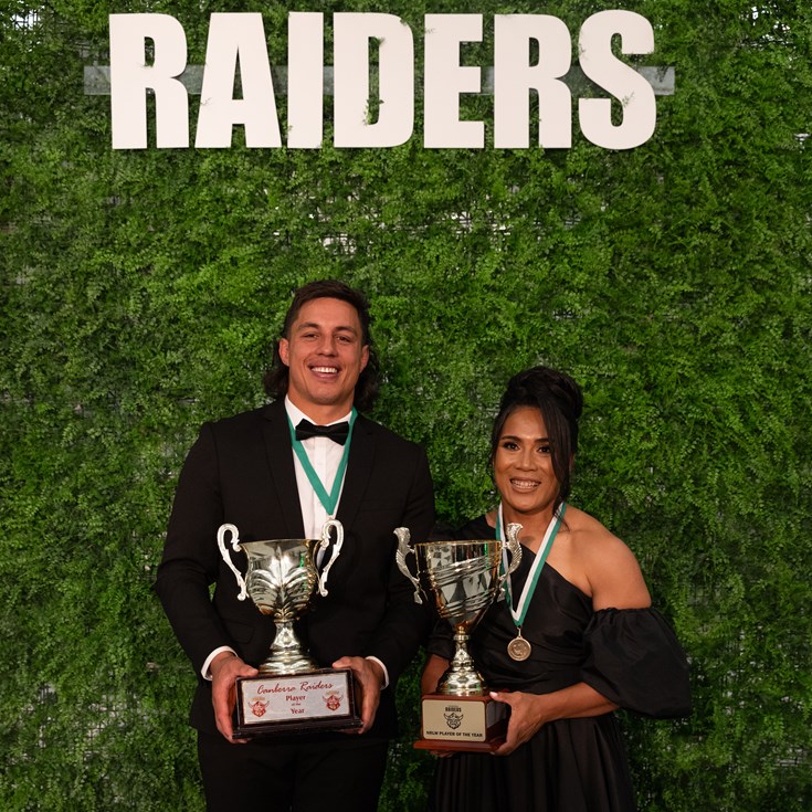 Tapine, Taufa win Meninga Medals as Kiwi named new Raiders skipper