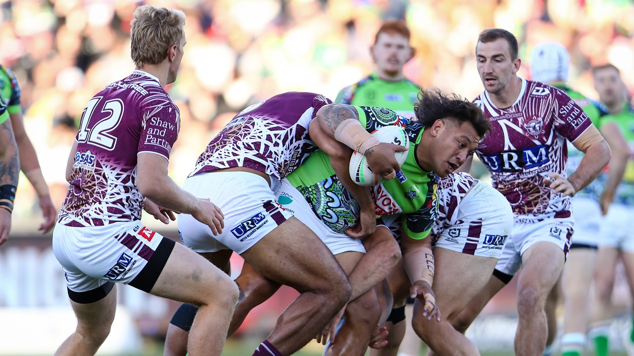 NRL 2023 – Raiders v Sea Eagles – GIO Stadium Canberra