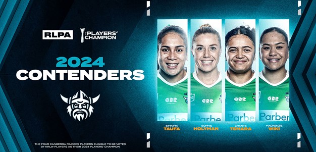 Contenders confirmed for NRLW 2024 Players’ Champion award