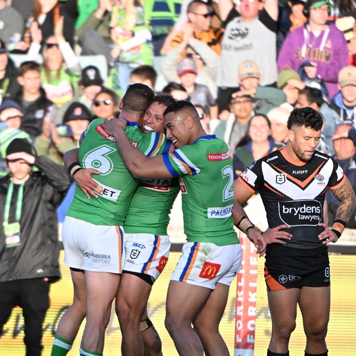 NRL Match Highlights: Raiders v Tigers