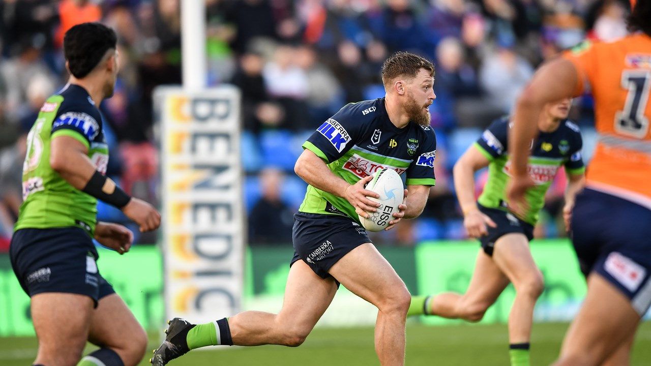 NRL news 2022, Canberra Raiders vs North Queensland Cowboys, Tom Starling  try, video