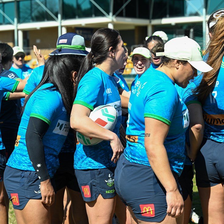 NRLW Captain's Run: Raiders v Dragons