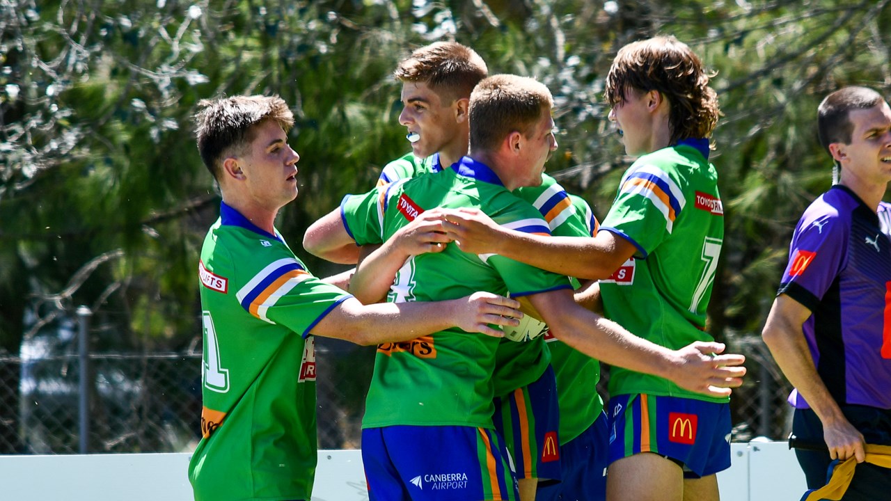 Canberra Raiders Youth 2023 Home Football Jersey