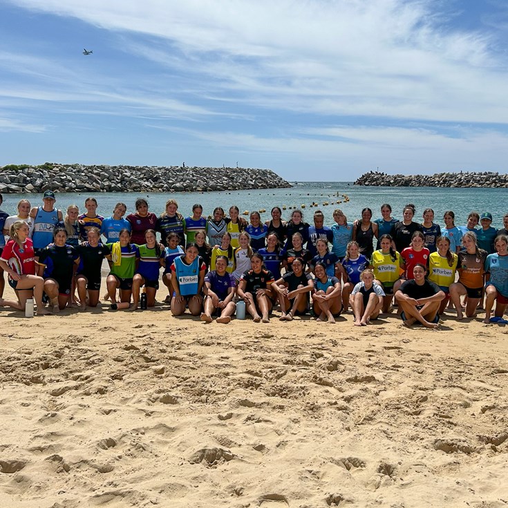 Gallery: Tarsha Gale and Lisa Fiaola Cup squads train in Narooma