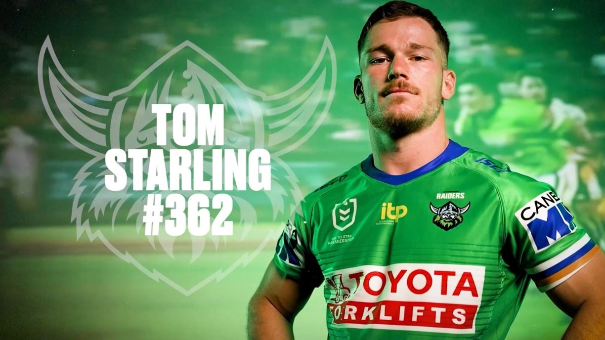 NRL news 2022, Canberra Raiders vs North Queensland Cowboys, Tom Starling  try, video