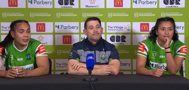 NRLW Press Conference: Raiders v Titans