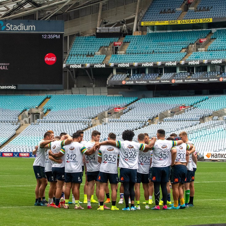 Gallery: Raiders train at ANZ Stadium for Captains Run